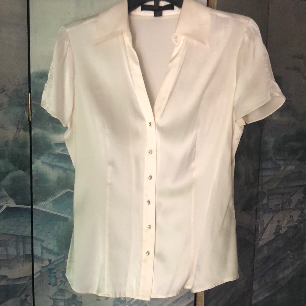 Vintage 100% silk blouse